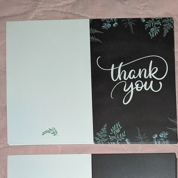 Last chance!20 Thank You Cards With Envelopes Blank Inside Extra Thick Cardstock - Picture 5 of 10